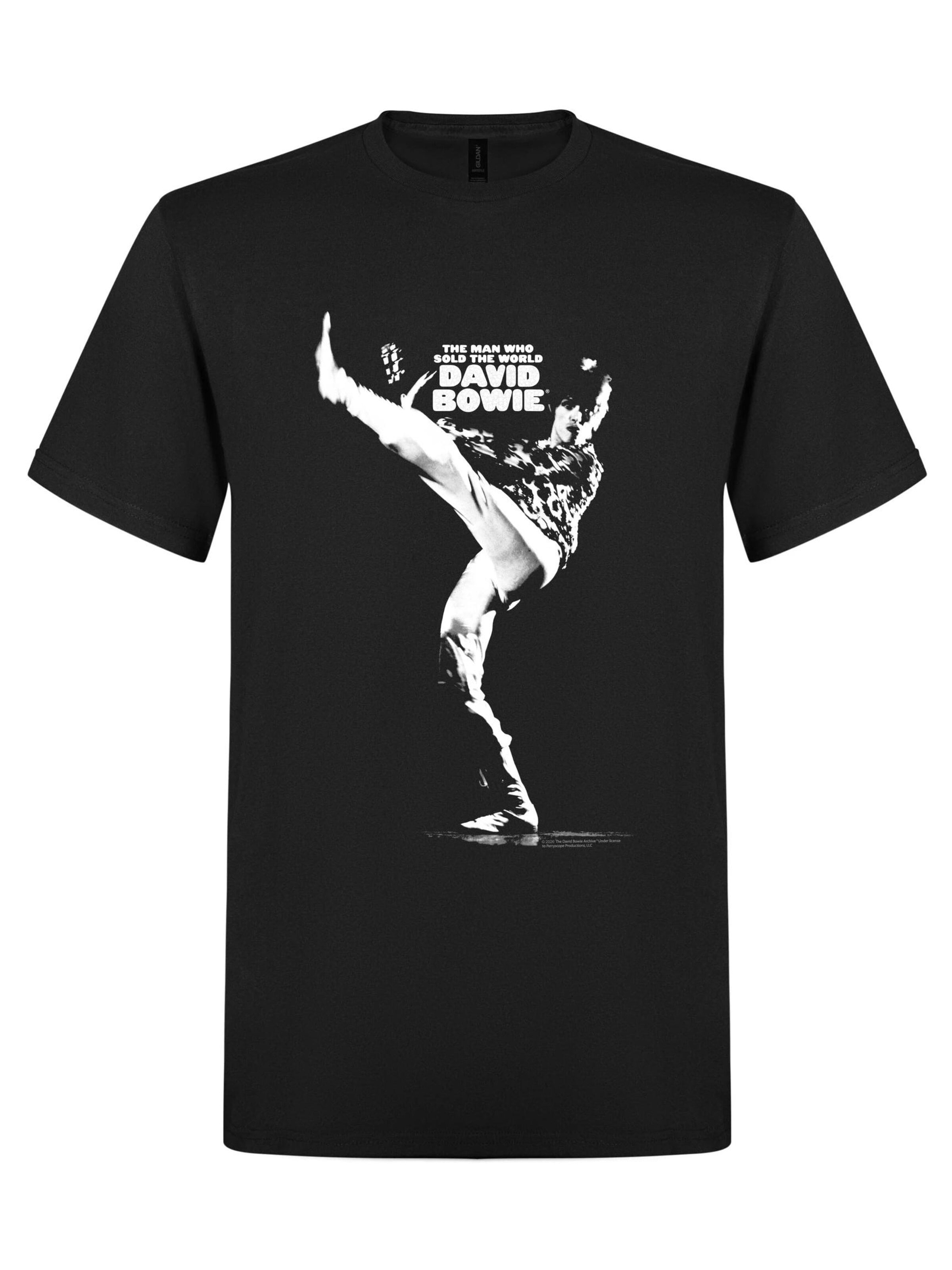 Rockshirts Shirt 'David Bowie  T-Shirt'‌‌‌‌‌‌‌‌‌‌ in Schwarz: Vorderseite