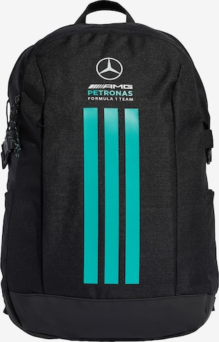 ADIDAS PERFORMANCESportski ruksak 'Mercedes-AMG Petronas Formula 1 DNA' - crna boja: prednji dio