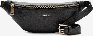 Lazarotti Fanny Pack 'Bologna' in Black: front