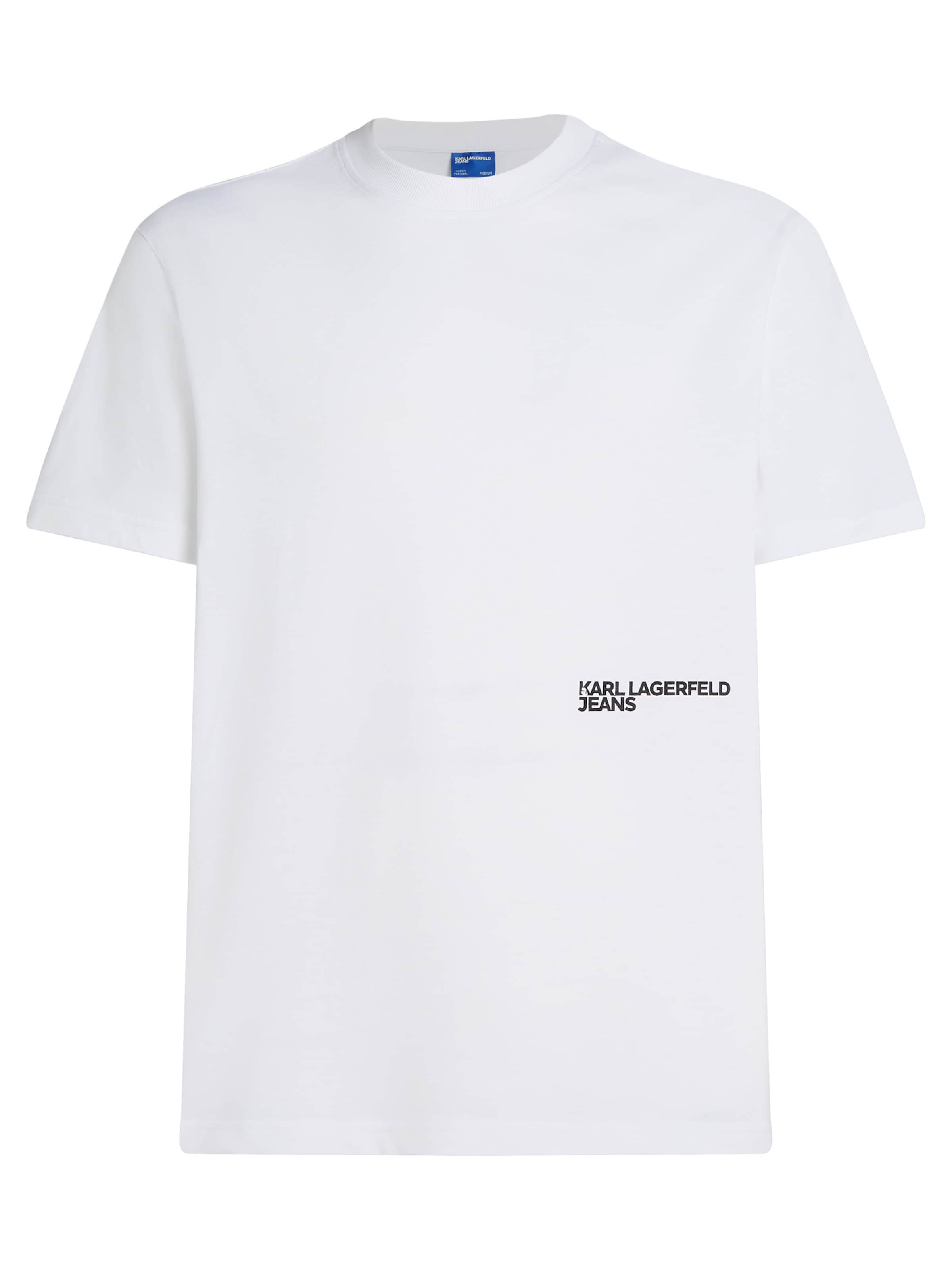 KARL LAGERFELD JEANS Póló - fekete: elől