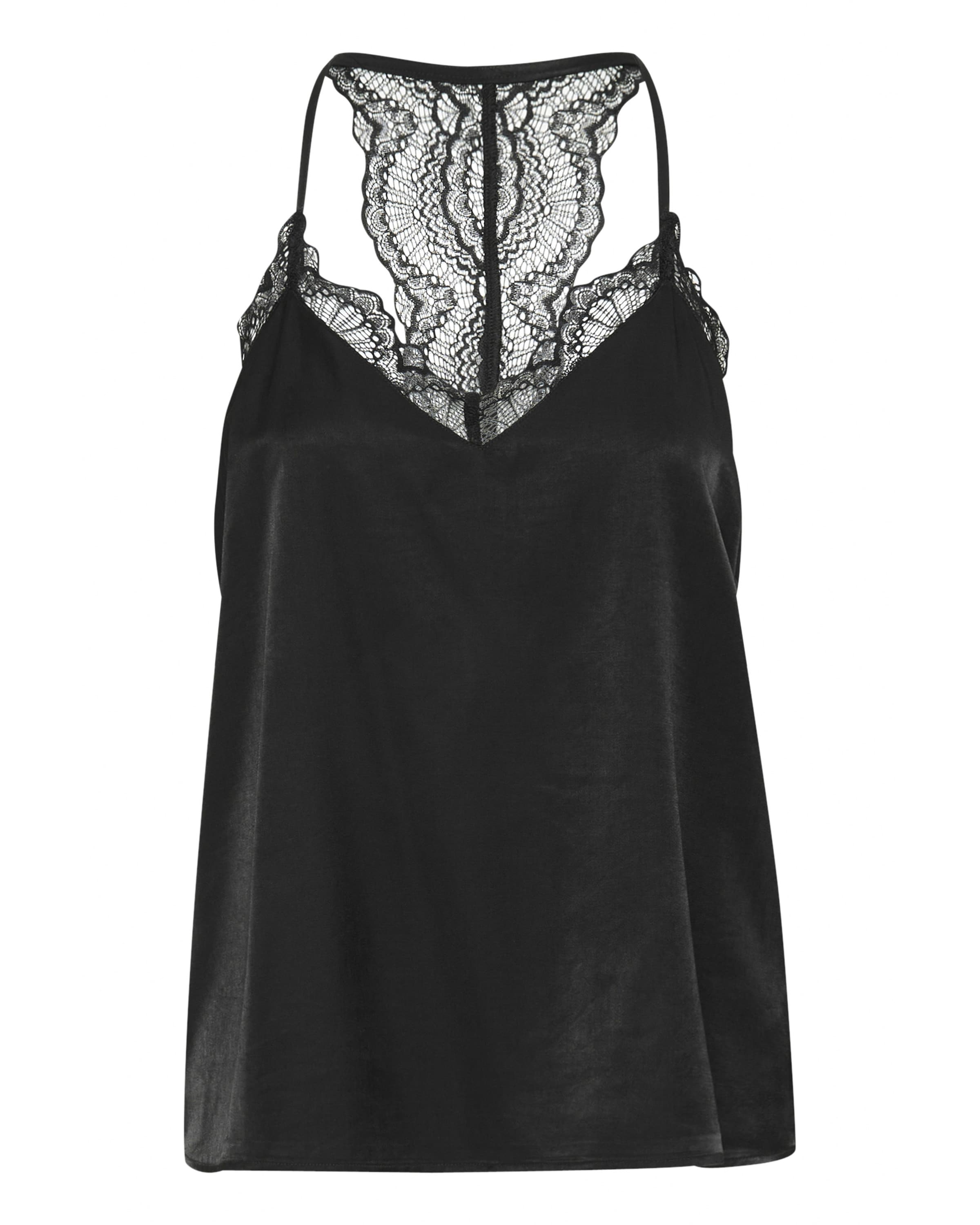 Cream - Top 'CRAnna' em preto: frente