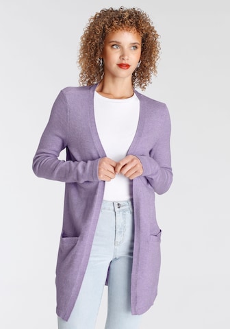 TAMARIS Knit Cardigan in Purple
