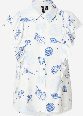 VERO MODABluza 'VMSEASHELL' - bijela boja: prednji dio