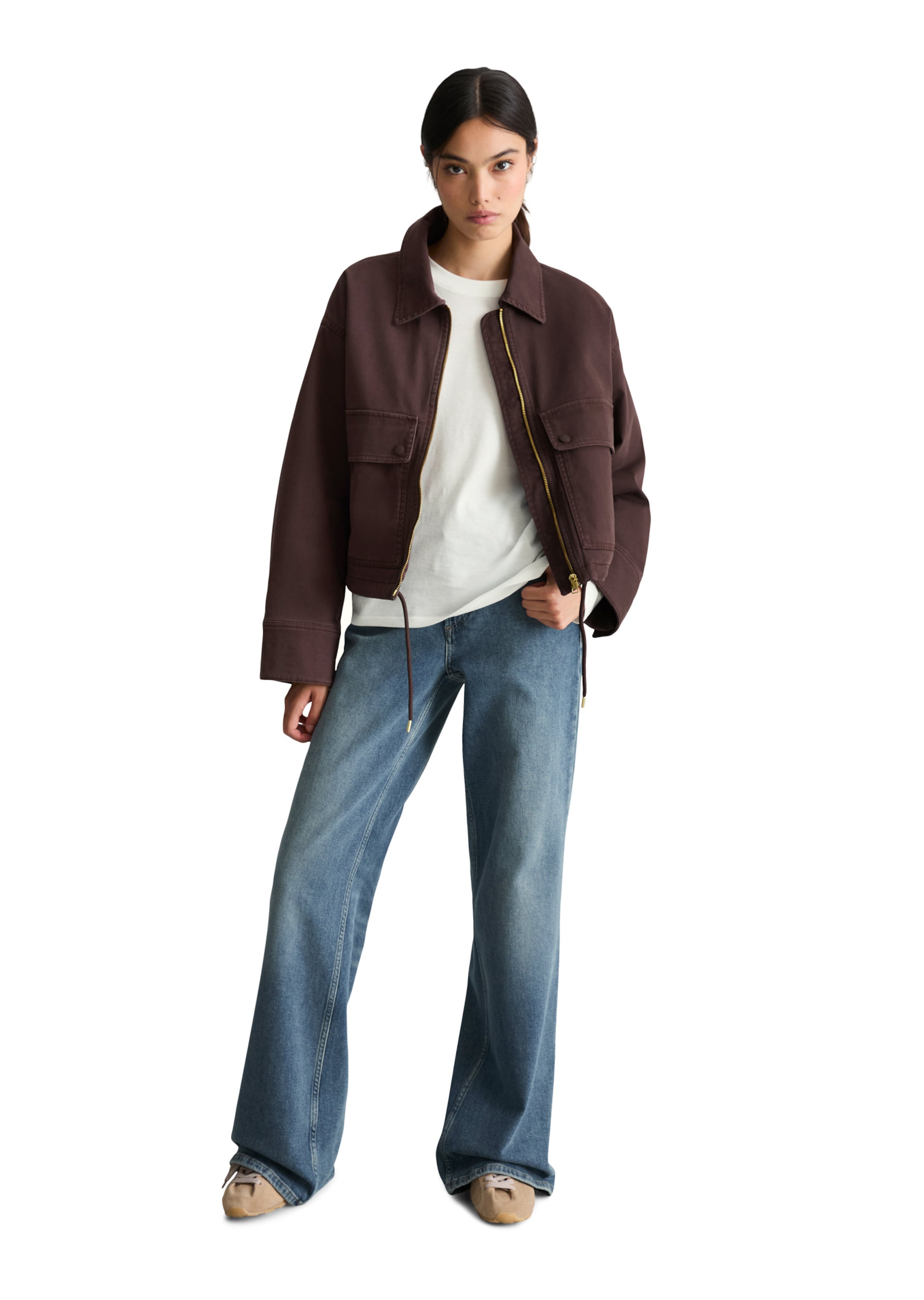Marc O'Polo DENIM Between-season jacket in Brown