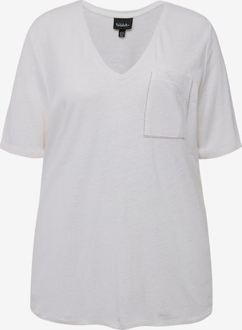 Ulla Popken Shirt in Wit: voorkant