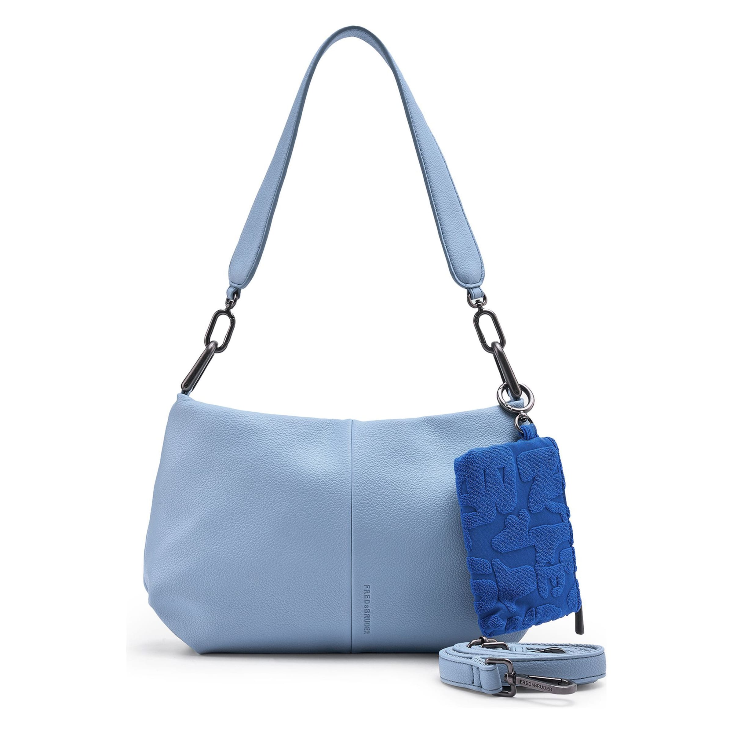 FREDsBRUDER Schoudertas 'Color Kiss' in Blauw: voorkant