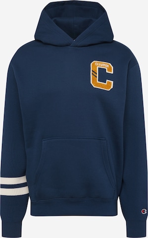 Sweat-shirt Champion Authentic Athletic Apparel en bleu : devant