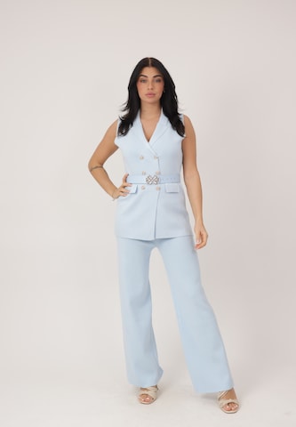 Elara Pantsuit in Blue: front