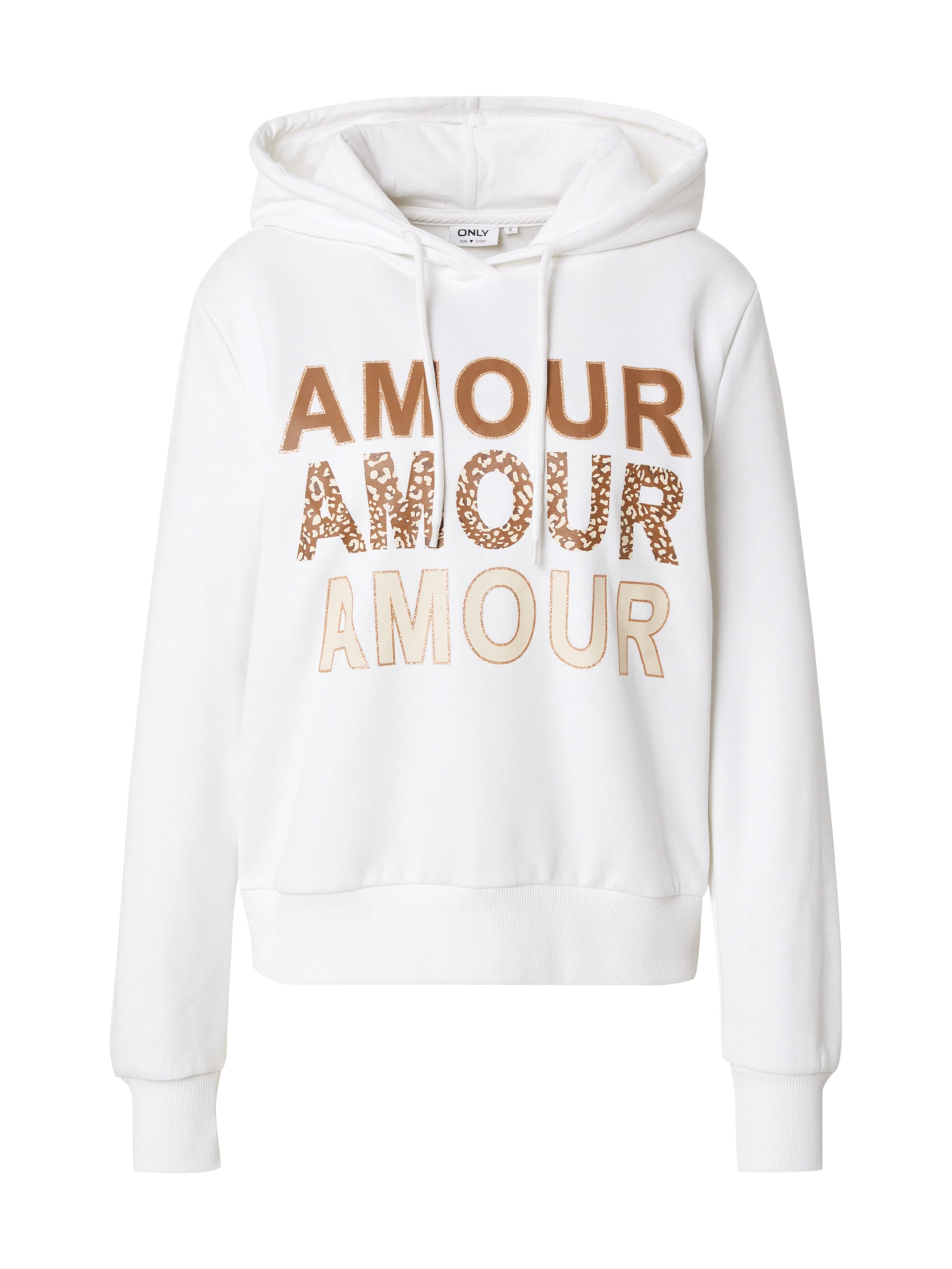 ONLY - Sudadera 'ONLMAIA' en blanco: frente