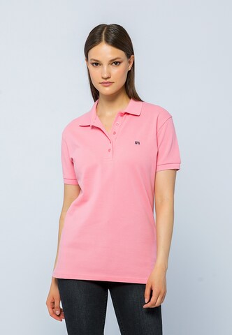T-shirt Basics and More en rose : devant
