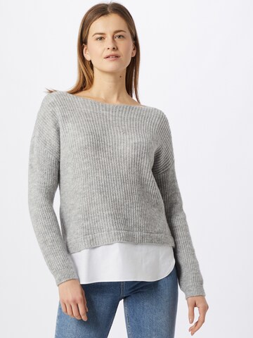 Pull-over 'Jade' ONLY en gris : devant