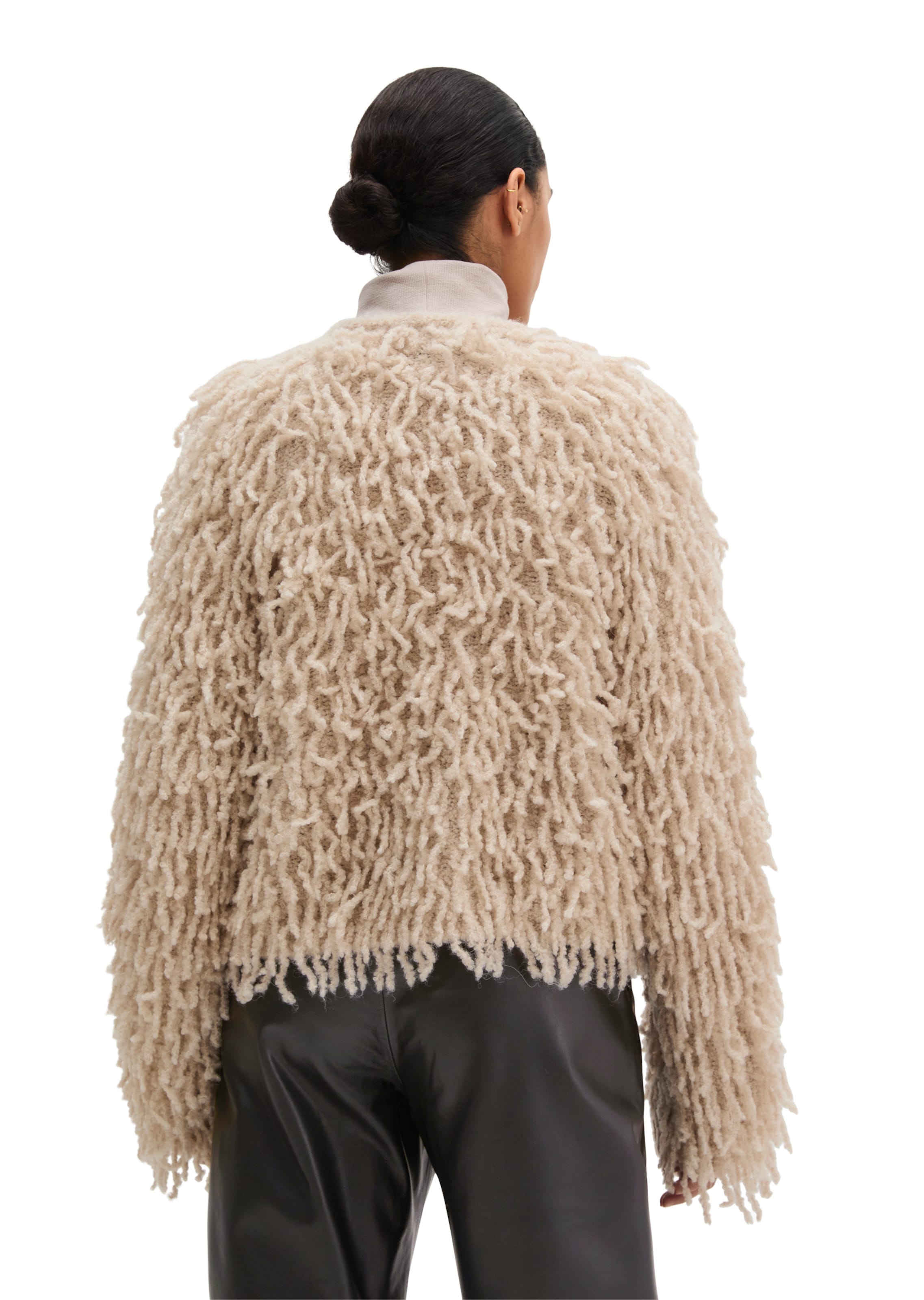 Marc O'Polo Strickjacke in Beige: Rückseite
