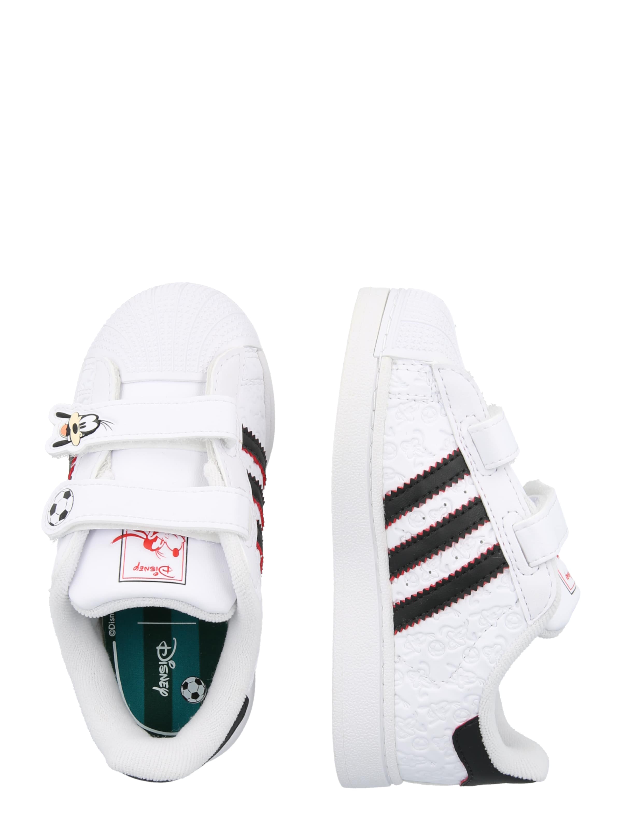Baskets 'SUPERSTAR II' ADIDAS ORIGINALS en blanc