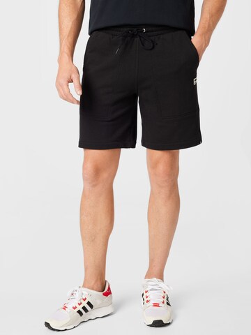 PUMA Regular Sports trousers 'Downtown' in Black: front