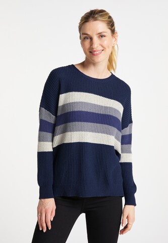 usha BLUE LABEL Pullover in Blau: predná strana