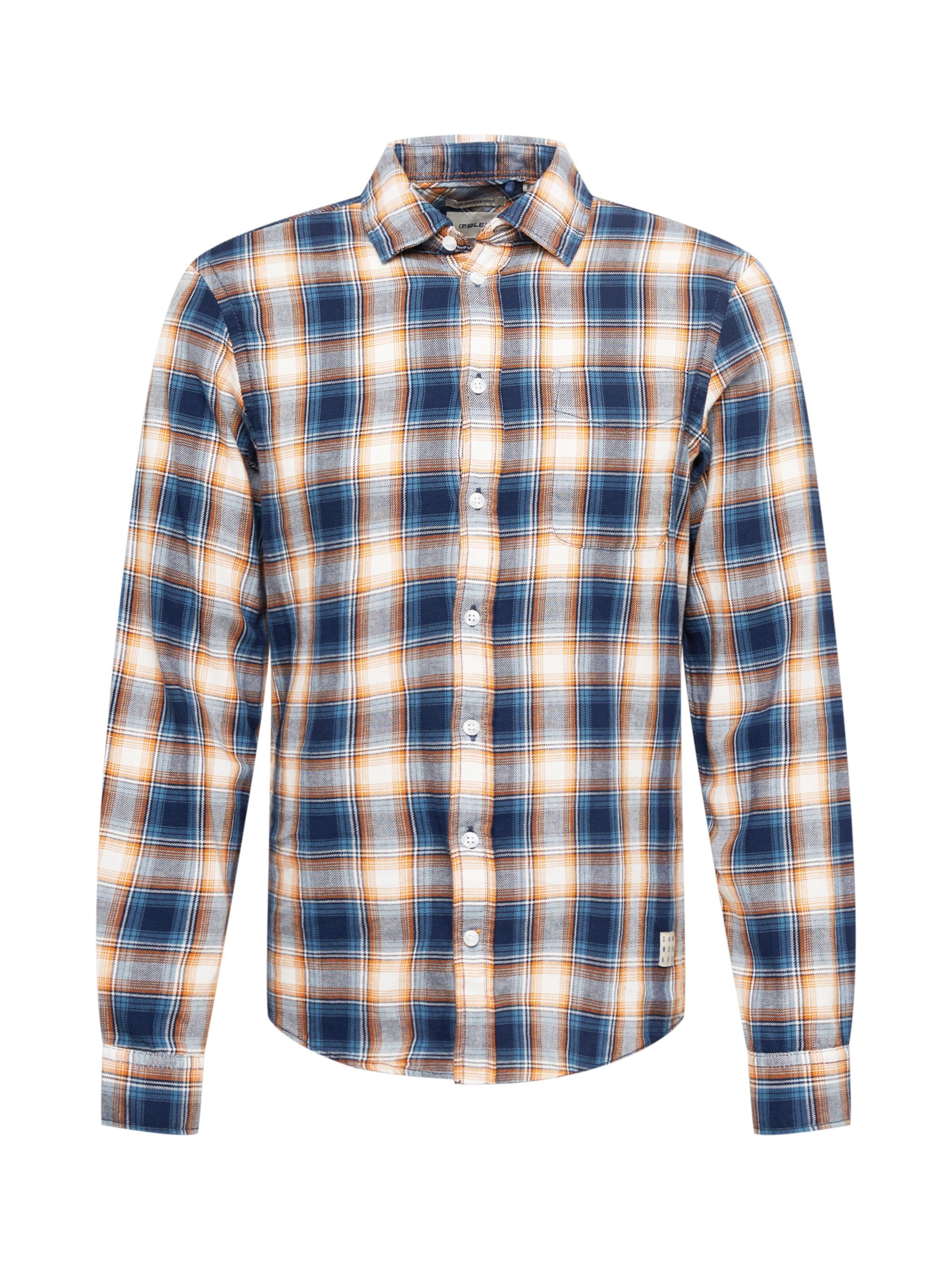 Abbigliamento Camicie da uomo BLEND Camicia in Blu Fumo, Navy 