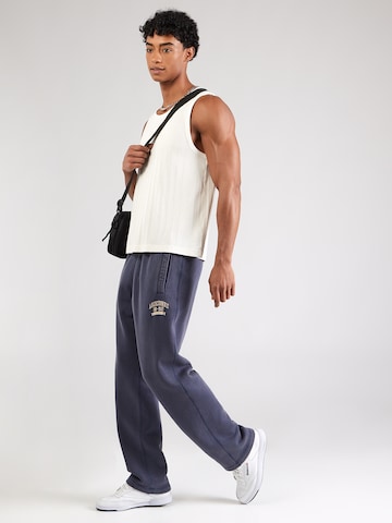 Abercrombie & Fitch Normalny krój Spodnie w kolorze niebieski