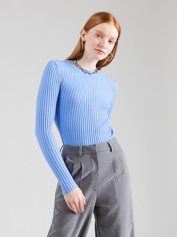 PIECES Pullover 'CRISTA' in Blau: predná strana