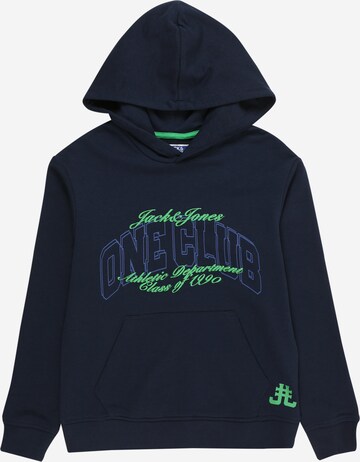 Sweat 'COLE' Jack & Jones Junior en bleu : devant