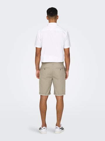 Only & Sons Regular Chino 'PETER DOBBY' in Grijs