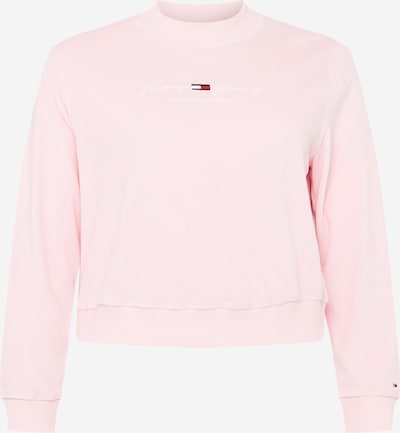 Tommy Jeans Curve Sweat-shirt en bleu foncé / rose / rouge / blanc, Vue avec produit