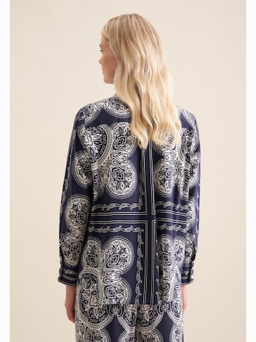 SEIDENSTICKER Bluse 'Schwarze Rose' in Blau
