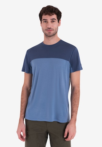 ICEBREAKER Toiminnallinen paita 'Cool-Lite Sphere III' värissä sininen: edessä
