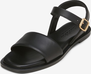 Marc O'Polo Sandaal in Zwart: voorkant