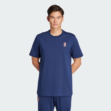 T-Shirt fonctionnel 'Juventus Turin' ADIDAS PERFORMANCE en bleu : devant