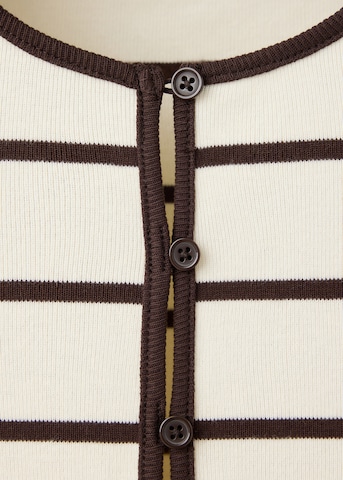 MANGO Strickjacke 'PORT' in Beige