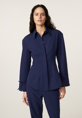Fabienne Chapot Blouse in Blauw: voorkant