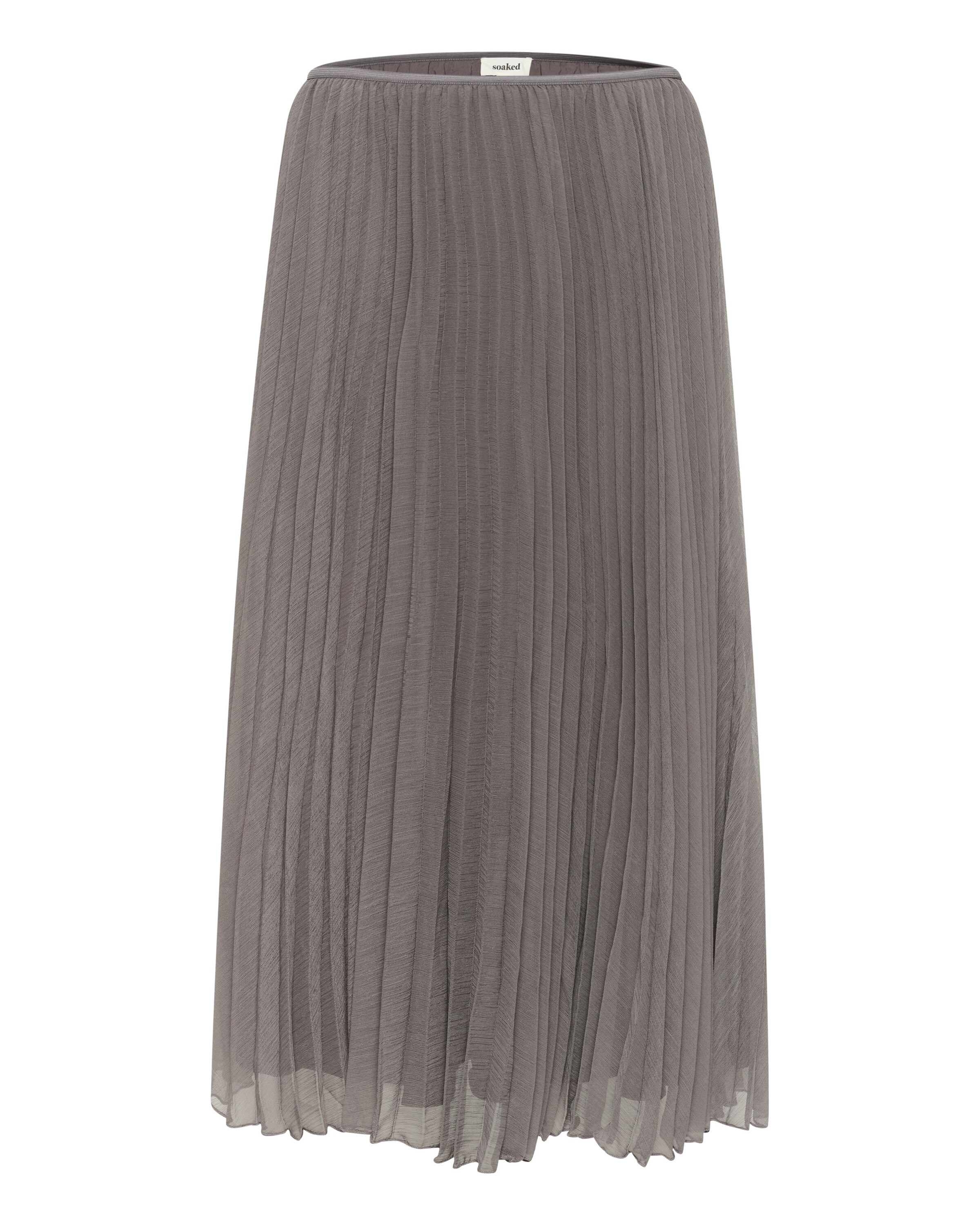 SOAKED IN LUXURY Rok 'Evelina' in Grijs: voorkant