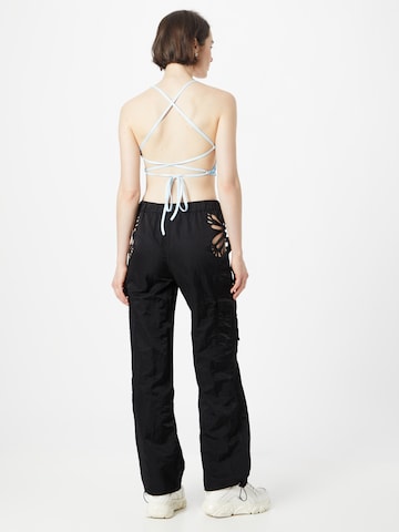 Nasty Gal Loose fit Cargo trousers in Black
