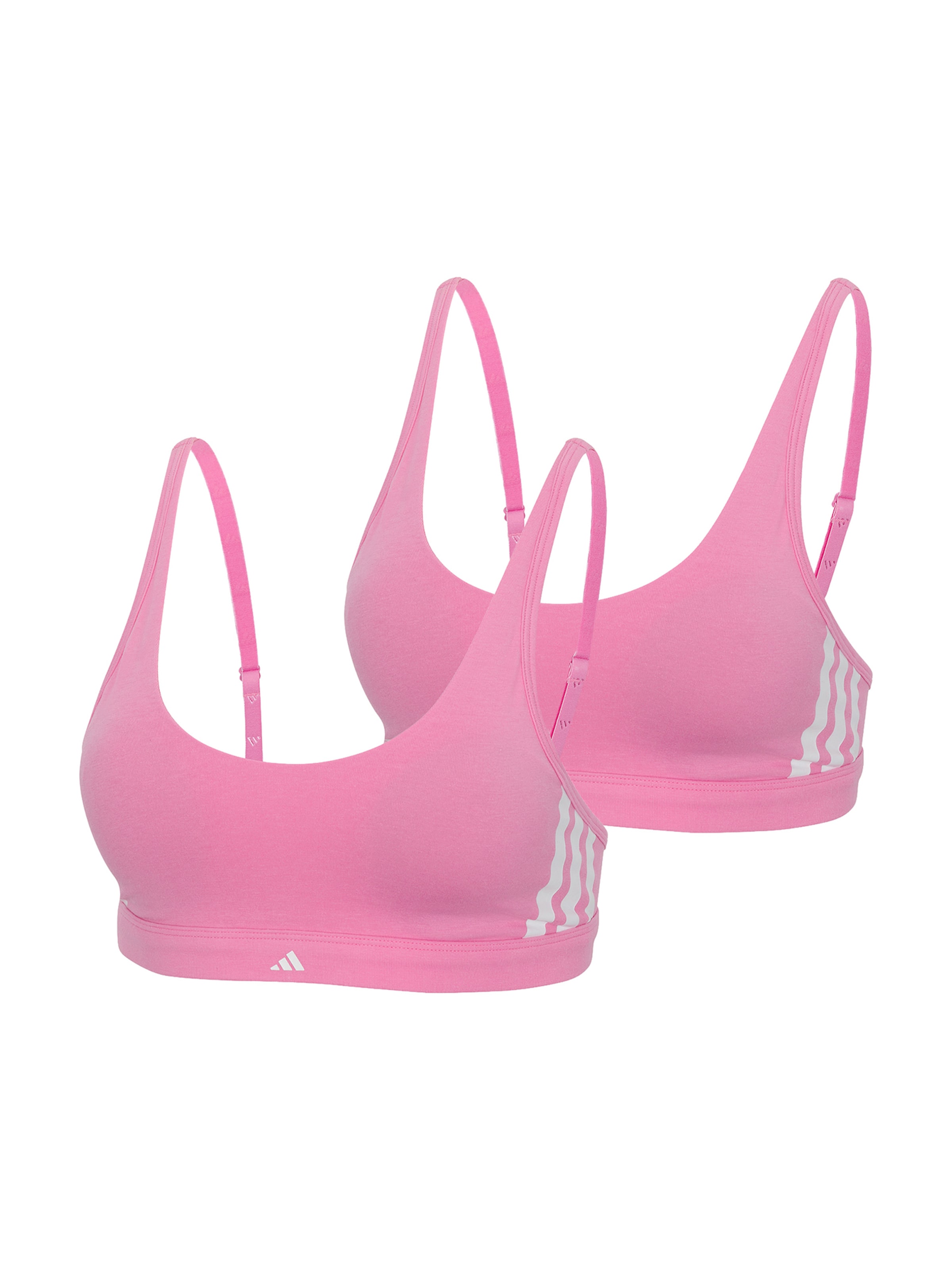 Bustier Soutien-gorge ' Sport Active Essentials 3 Stripes ' ADIDAS ORIGINALS en rose : devant