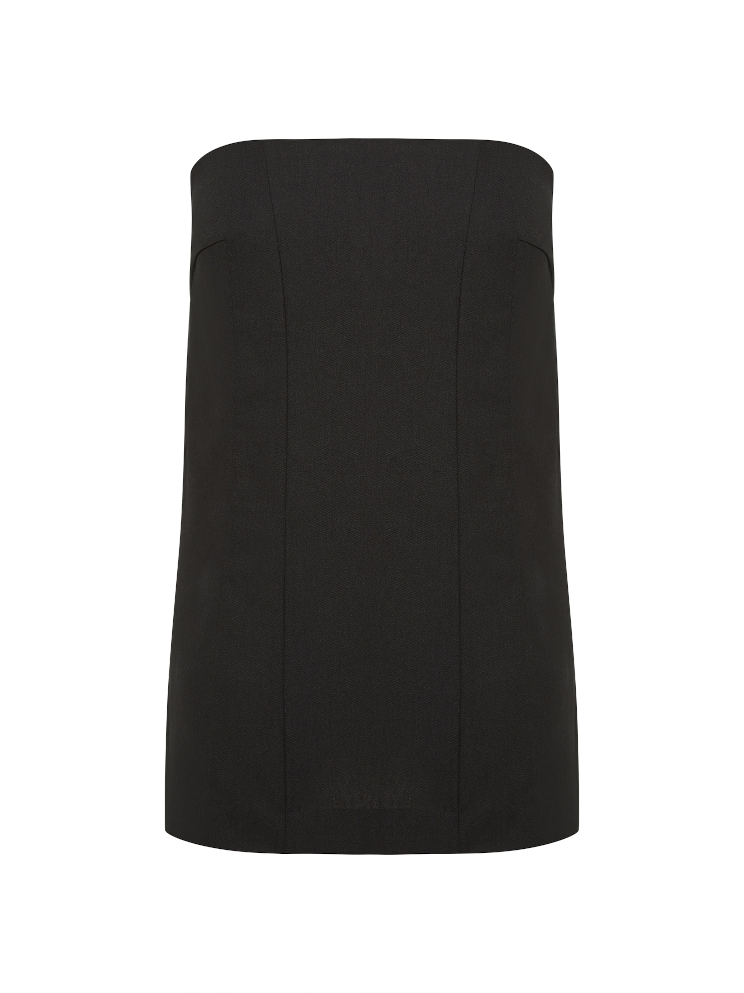St MRLO Top 'SHAPE' in Black: front