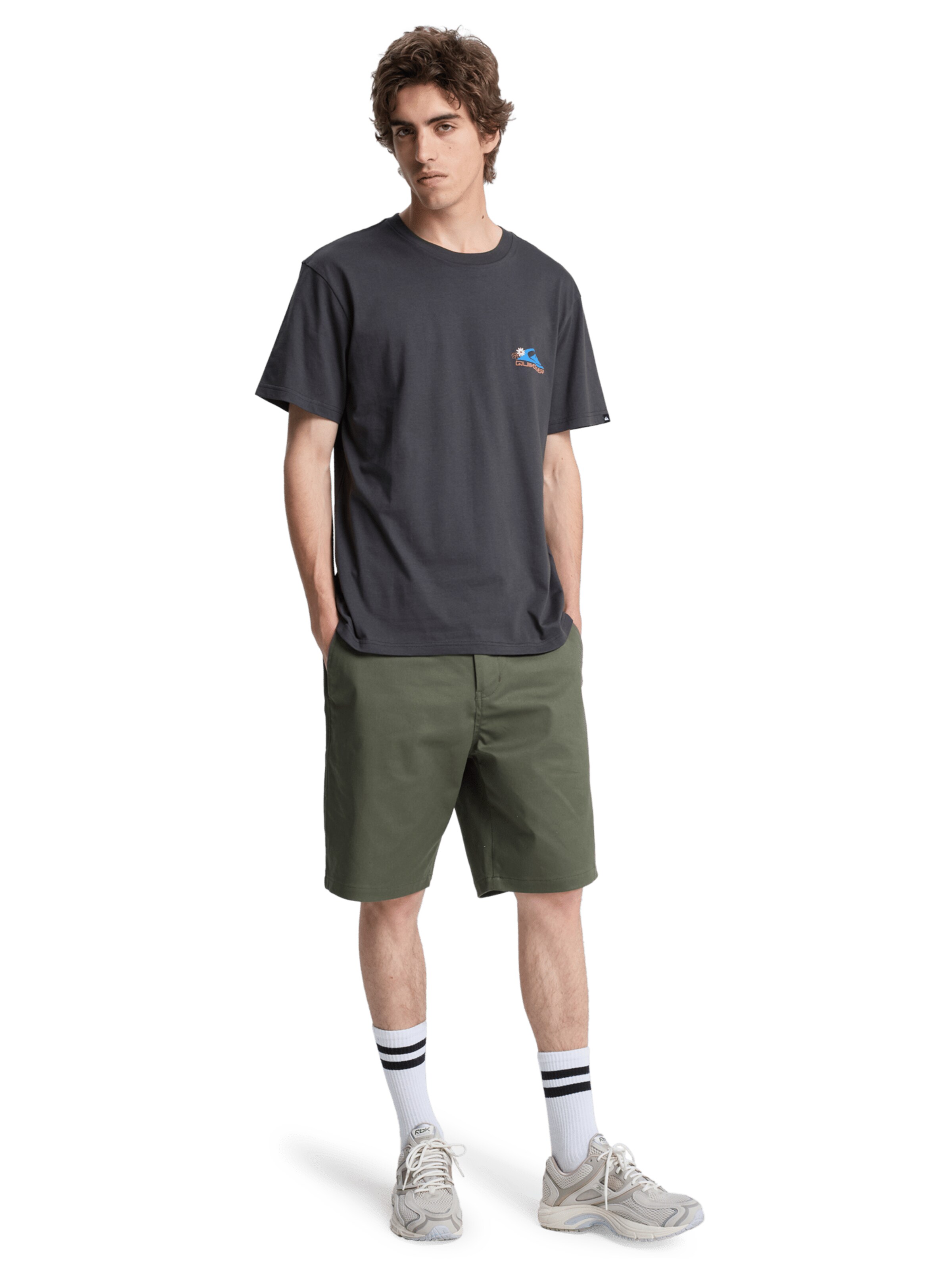 QUIKSILVER T-shirt in Schwarz