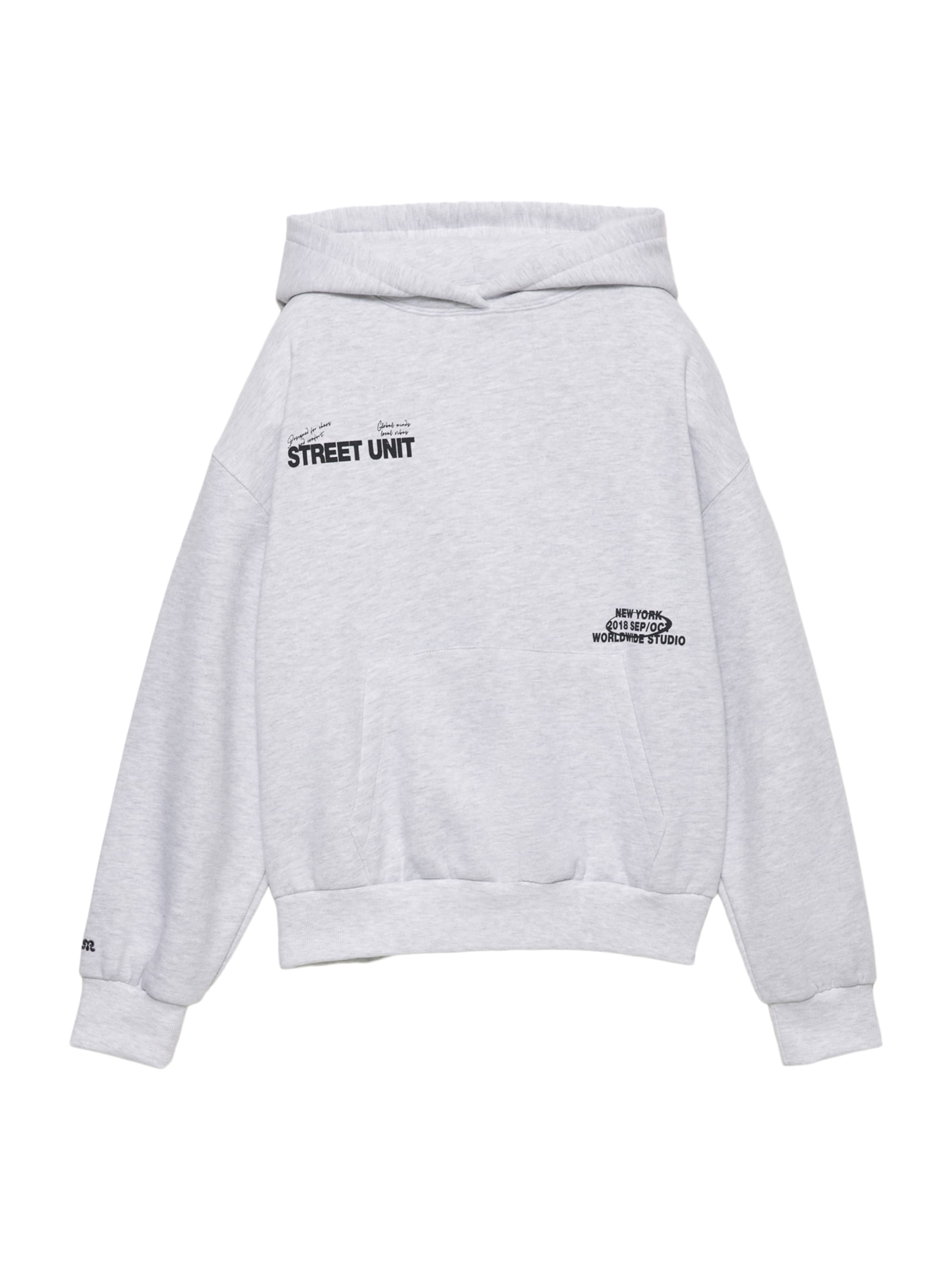 Pull&Bear Majica | siva / črna barva, Prikaz izdelka