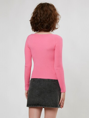 Influencer Pullover in Pink