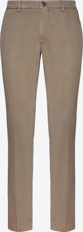 Boggi Milano Pleated Pants in Grey: front