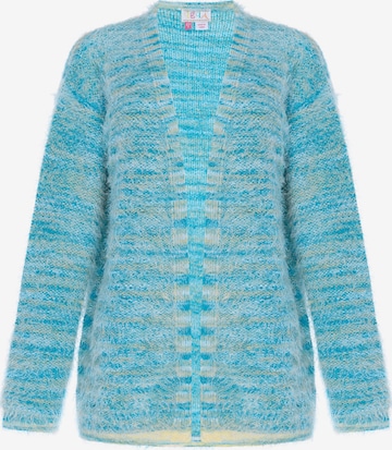 Cardigan IZIA en bleu : devant