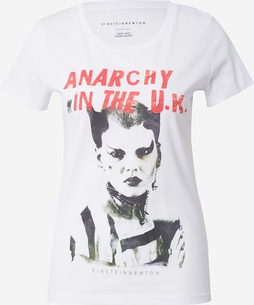 T-shirt 'Anarchy' EINSTEIN & NEWTON en blanc : devant