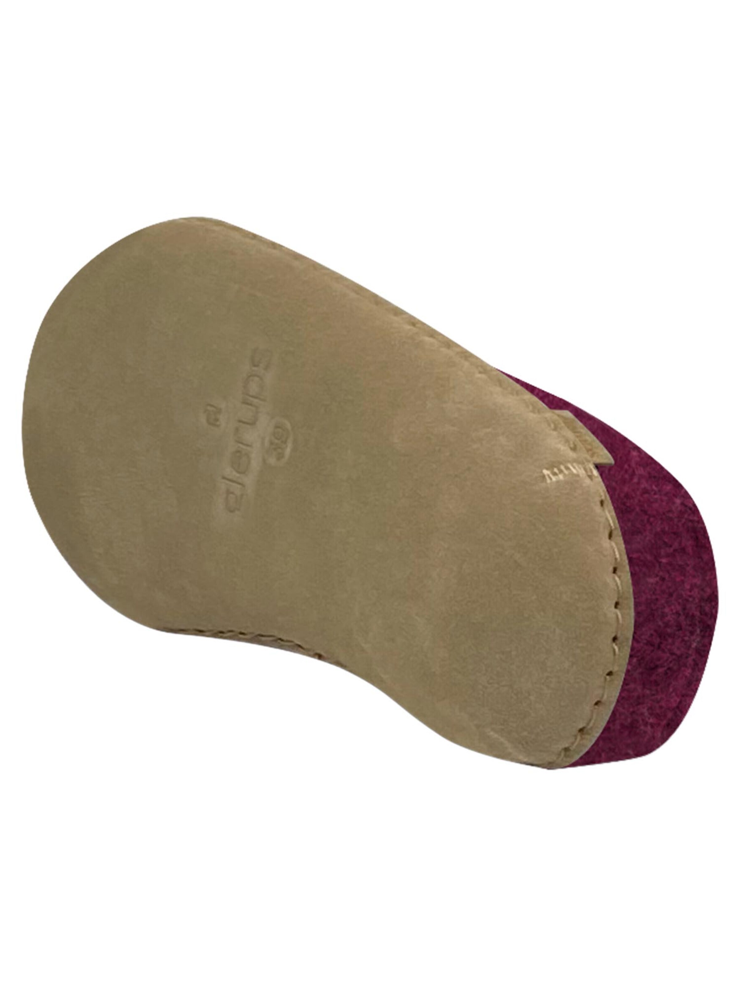 Glerups Slippers 'Ledersohle' in Purple
