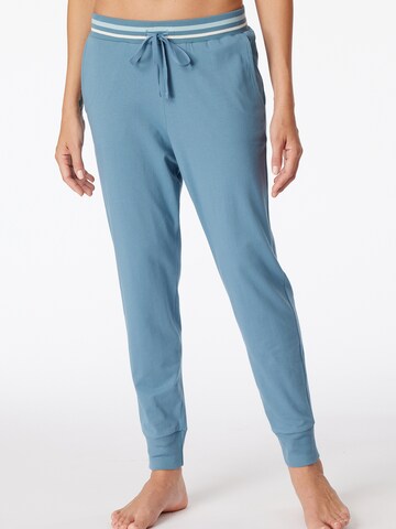 SCHIESSER Pyjamabroek ' Mix + Relax ' in Blauw: voorkant