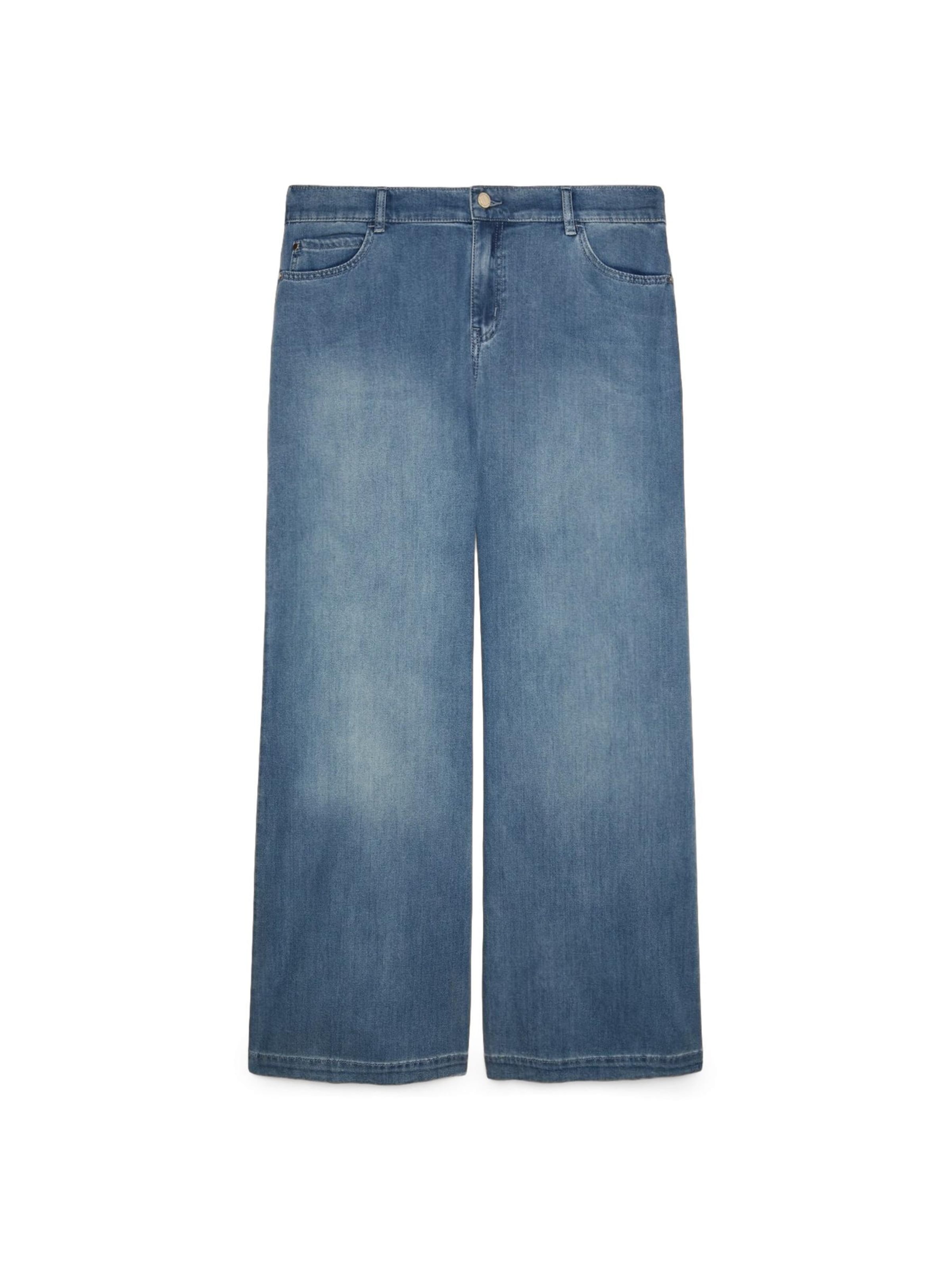 Wide leg Jeans di Fiorella Rubino in blu: frontale