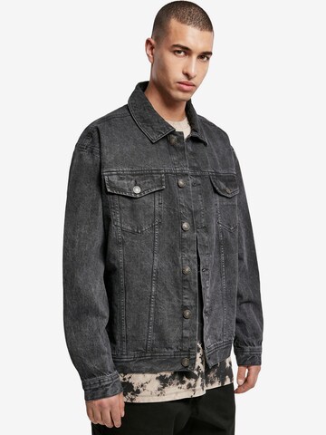 Urban Classics Between-Season Jacket in Black: front