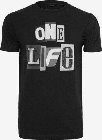 Maglietta 'One Life' di MT Men in nero: frontale
