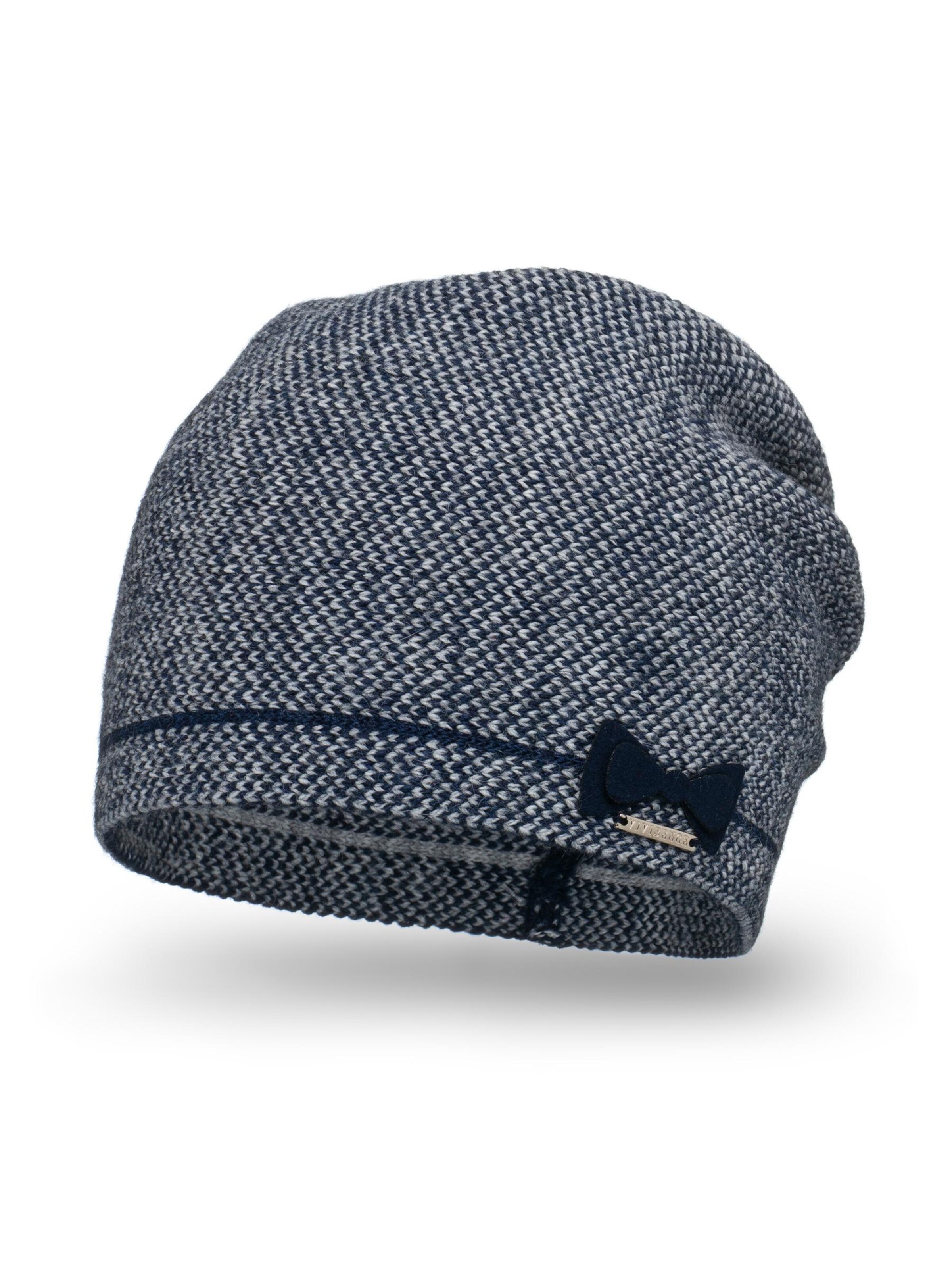 Vivisence Beanie '7003' in Blue: front