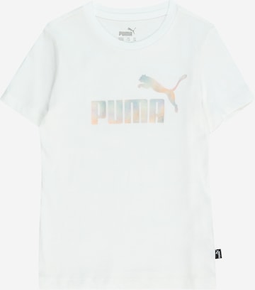 T-Shirt 'ESS SUMMER DAZE' PUMA en blanc : devant