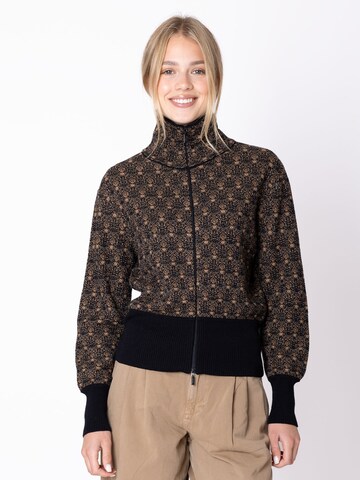 IVKO Woman Strickjacke in Schwarz: Vorderseite
