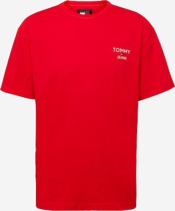 raudona Tommy Jeans Marškinėliai: priekis